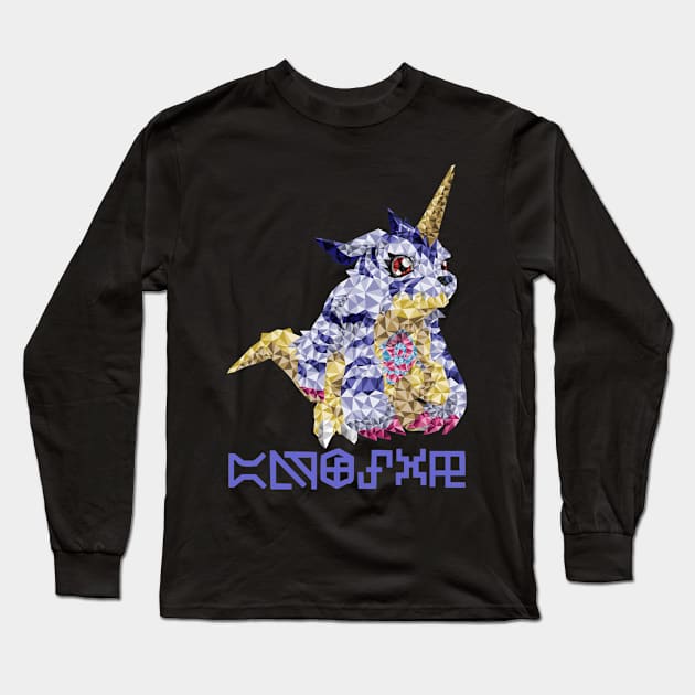 Polygon Gabumon Long Sleeve T-Shirt by Bajingseng